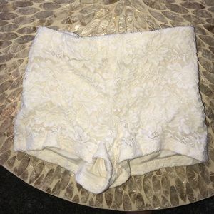 High waisted booty shorts